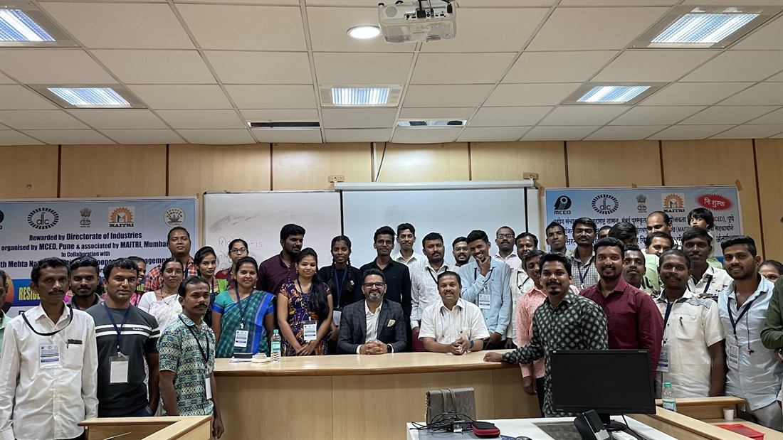 Pankkaj with a training batch