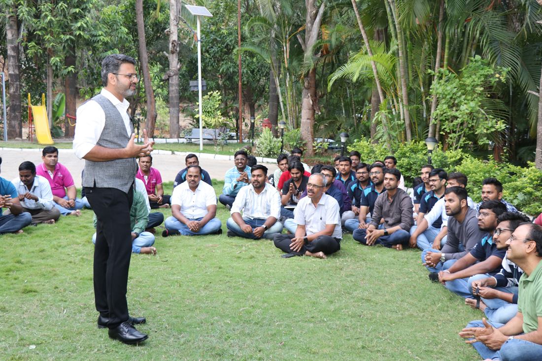 Outdoor experiential session